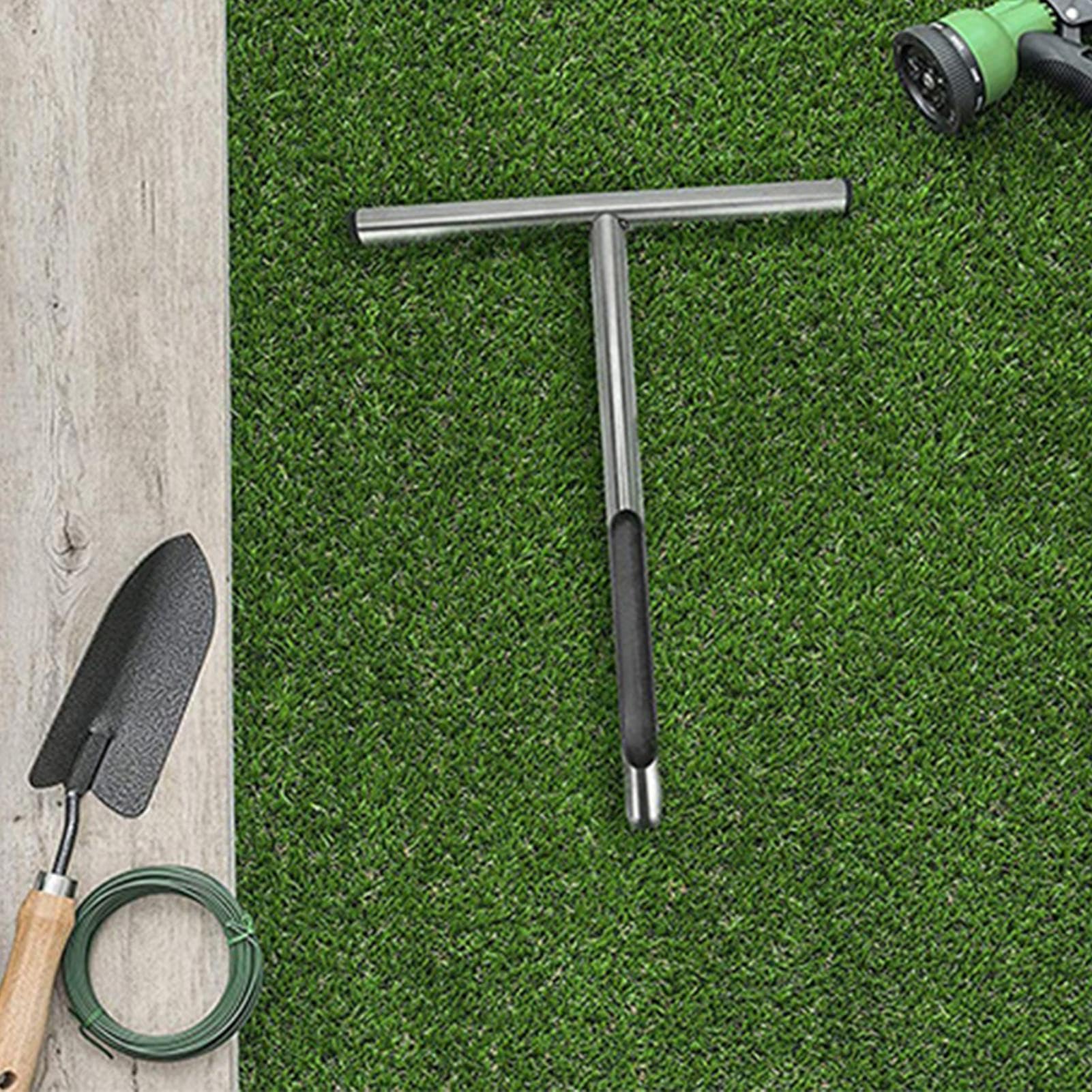 Strumento per il prelievo di campioni del suolo – campionatore del terreno, campione di tipo T in acciaio inox | Strumenti per la cura del giardino e del prato, cura delle piante per piante da interno