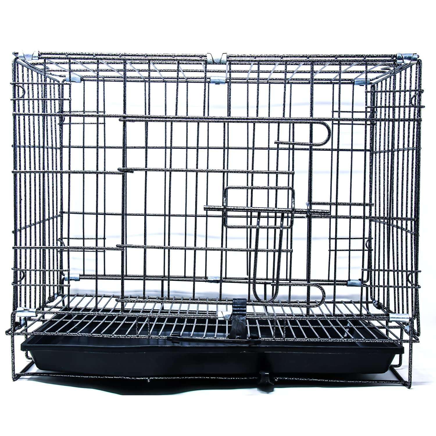 PSK PET MART Black Single Door Folding Metal cage with Removable Tray and paw Protector for Dogs, Cats and Rabbit 18 inch (B0BLHFZWBS) Amazon Price History, Amazon Price Tracker