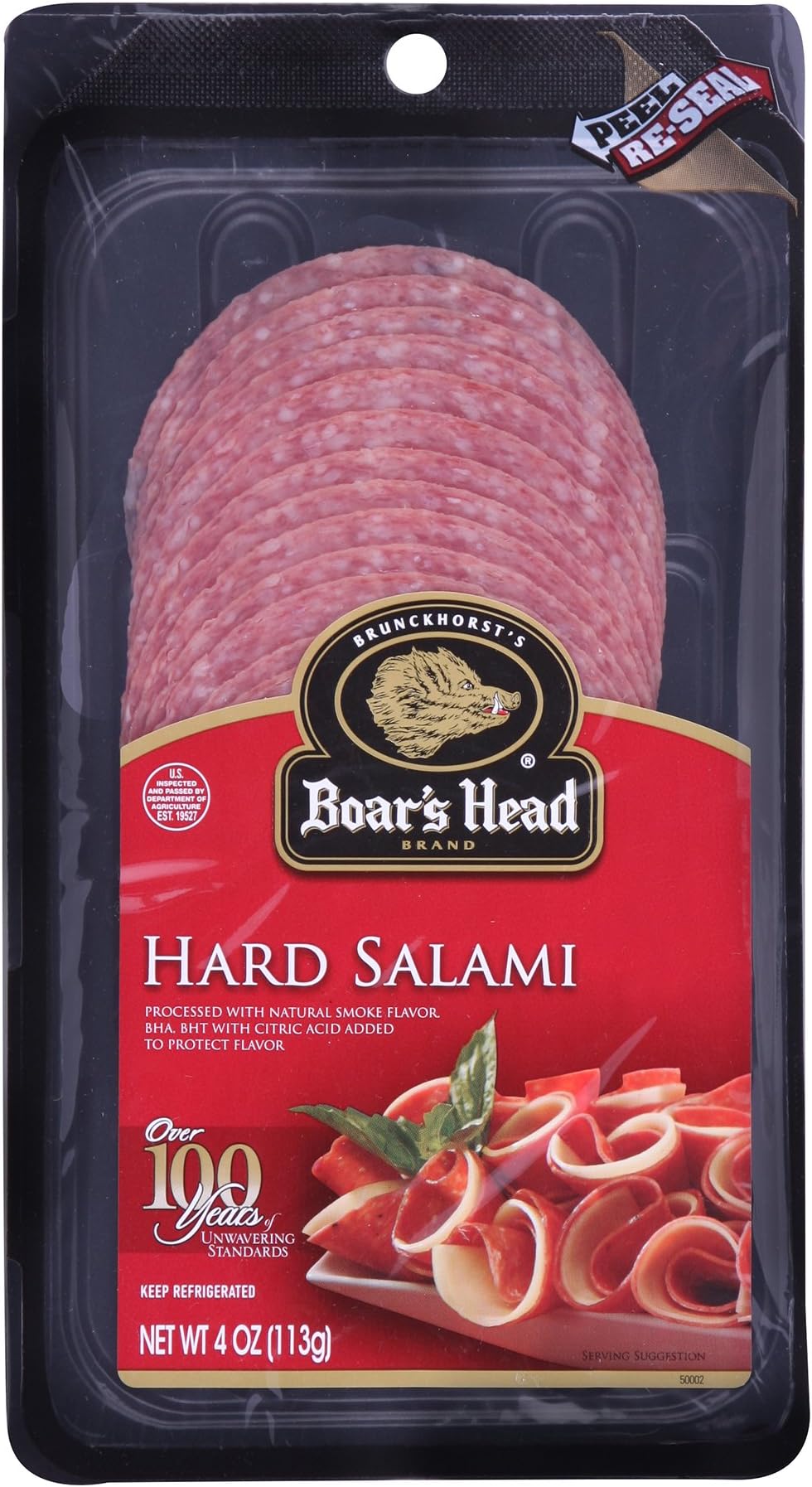 Boar's Head Hard Salami, 4 oz Grocery & Gourmet Food