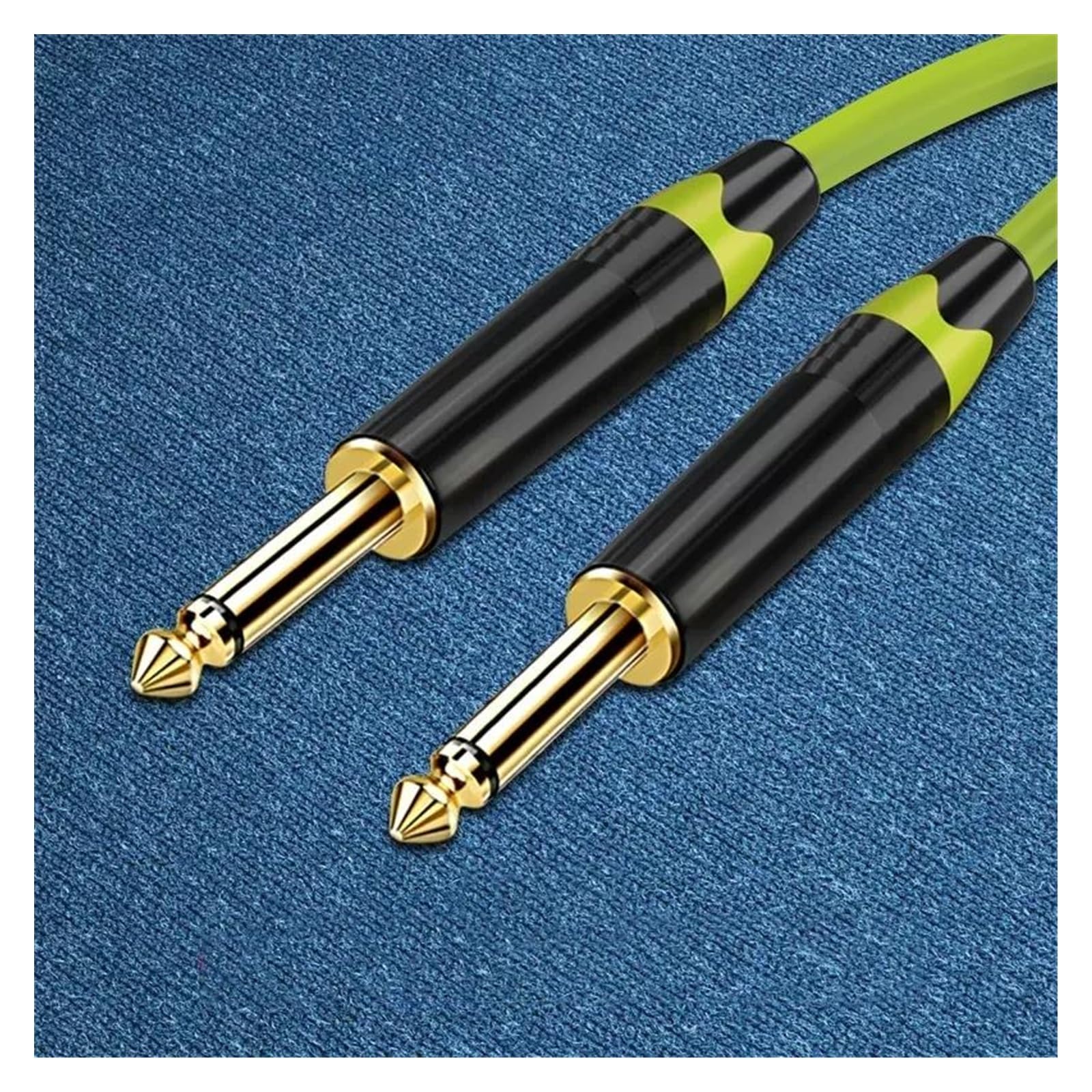 Kabel Audio Do Gitary 6,35 mm Jack 1/4 "męski na męski niezbalansowany kabel gitarowy do głośnika klawiatury wzmacniacza gitarowego (Color : 5, Size : 1m)
