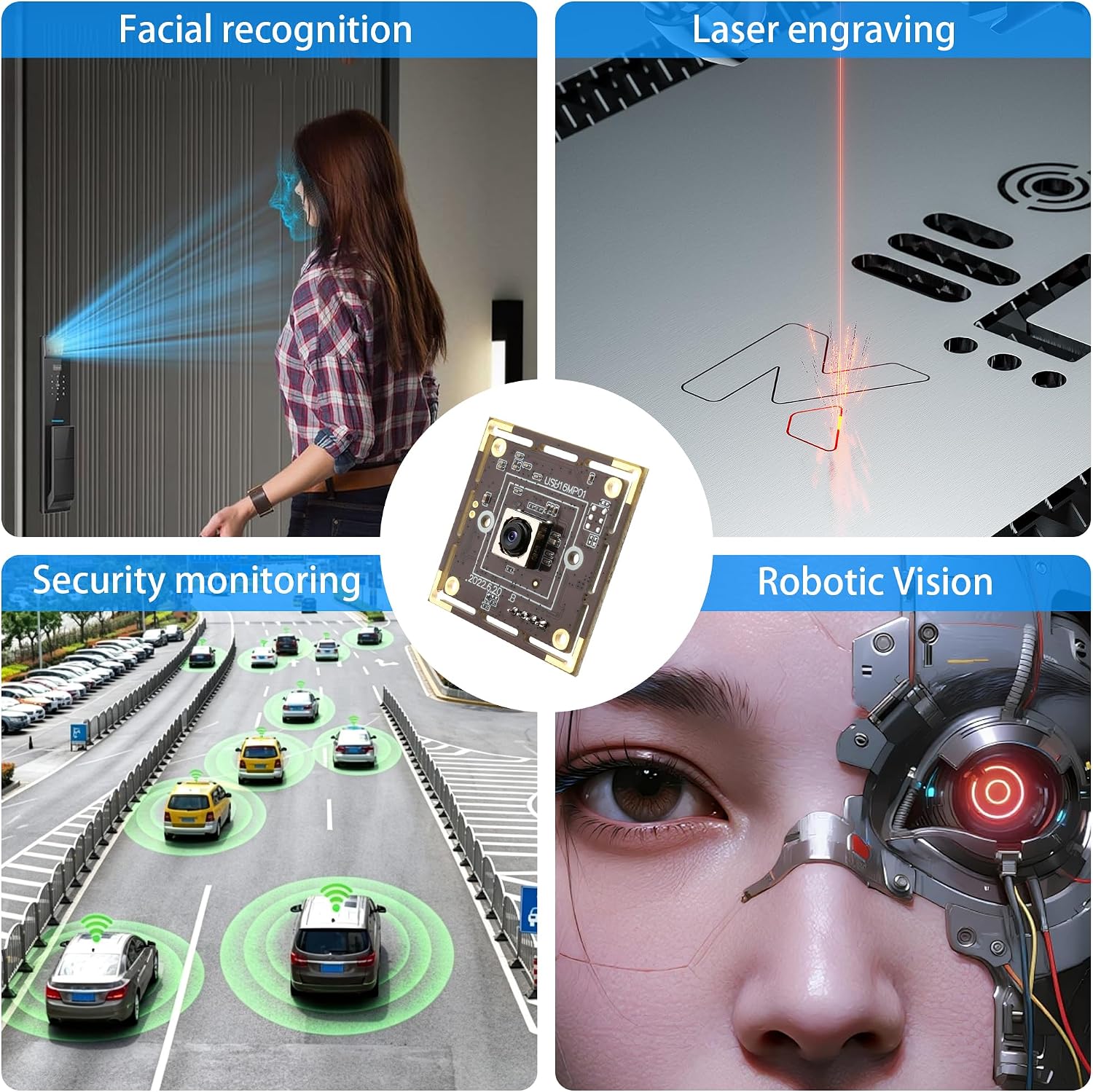 16MP Autofocus USB Camera Module IMX298 Sensor