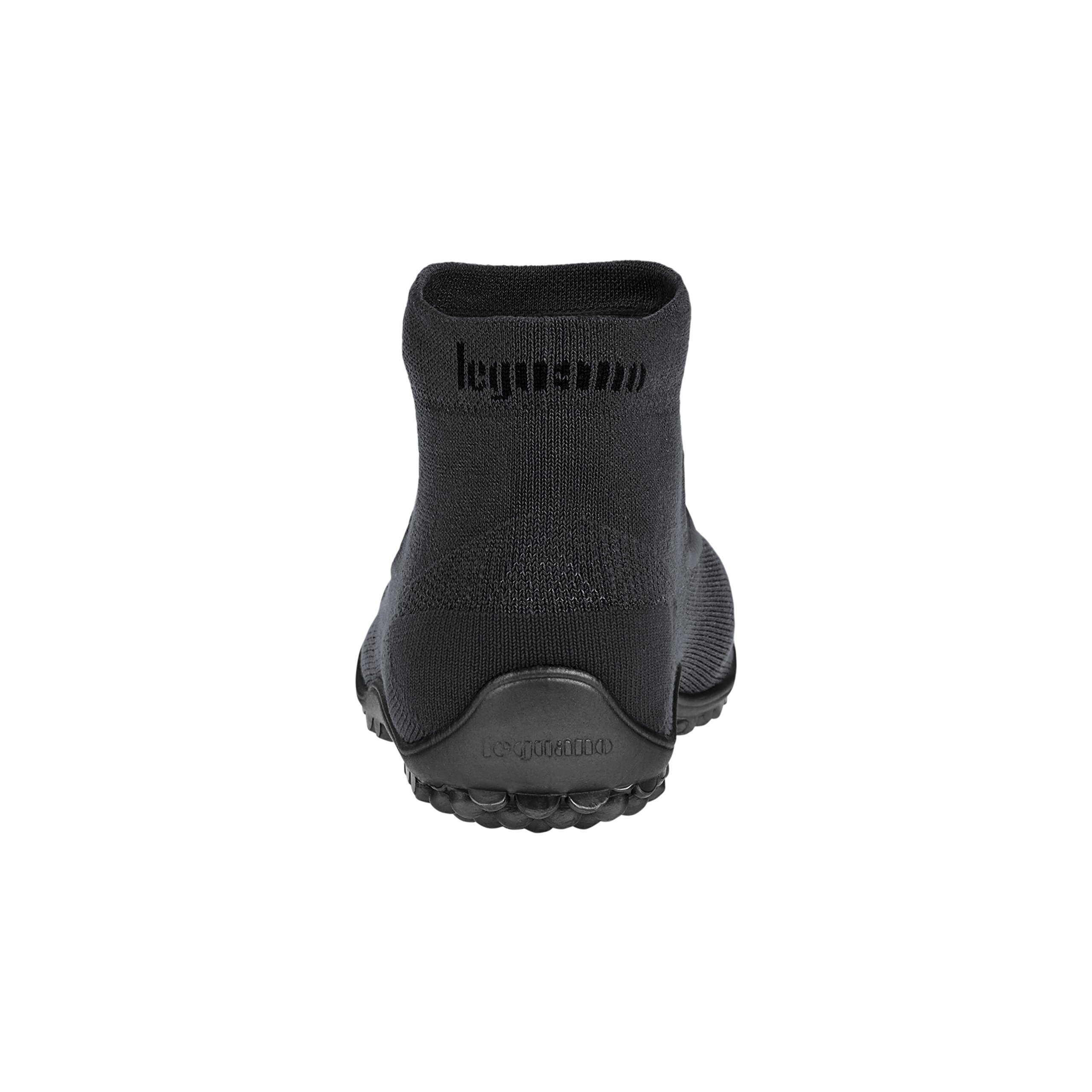 leguano Ballerina schwarz – Leichter Barfußschuh für Damen