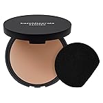 bareMinerals Barepro 24HR Skin-Perfecting Powder Foundation, Matte Pressed Powder Foundation Full Coverage with Plant-Based Squalene, Oil Control, Vegan - Medium 35 Cool