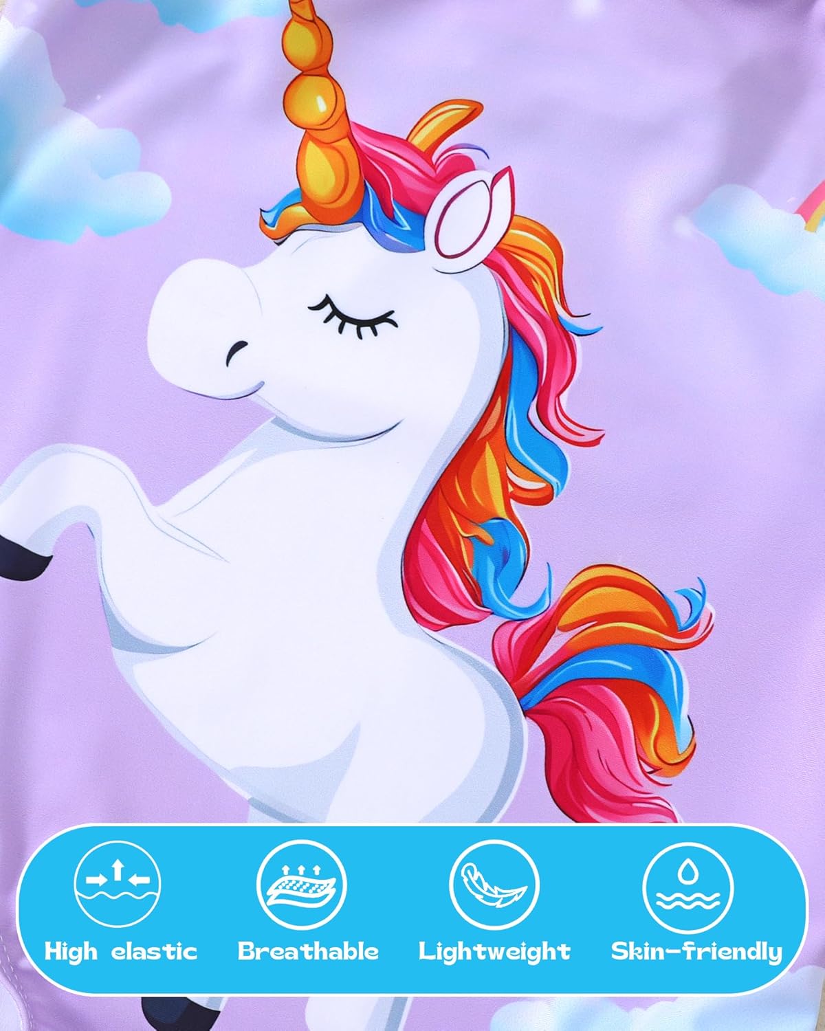 Toddler Girls Bathing Suit One Piece Ruffle Strap Cute Swimsuits Little Kids Beach Pool Quick Dry Swimwear 2t-10 - Image 6