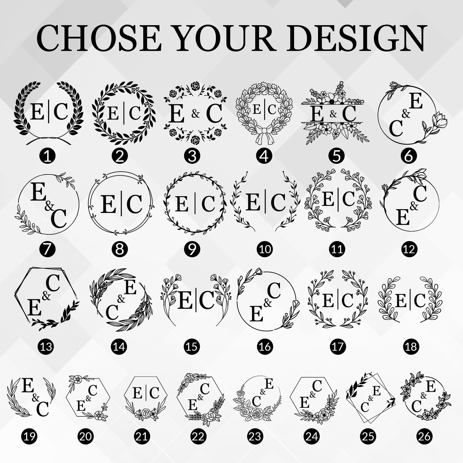 Esaray Custom Wax Seal Stamp?Personalized Wax Seal Stamp kit Custom Your Logo,Text,Name for Letter,Crafting, Envelopes, Gift Wrap Graduation Gifts and Wedding Invitation