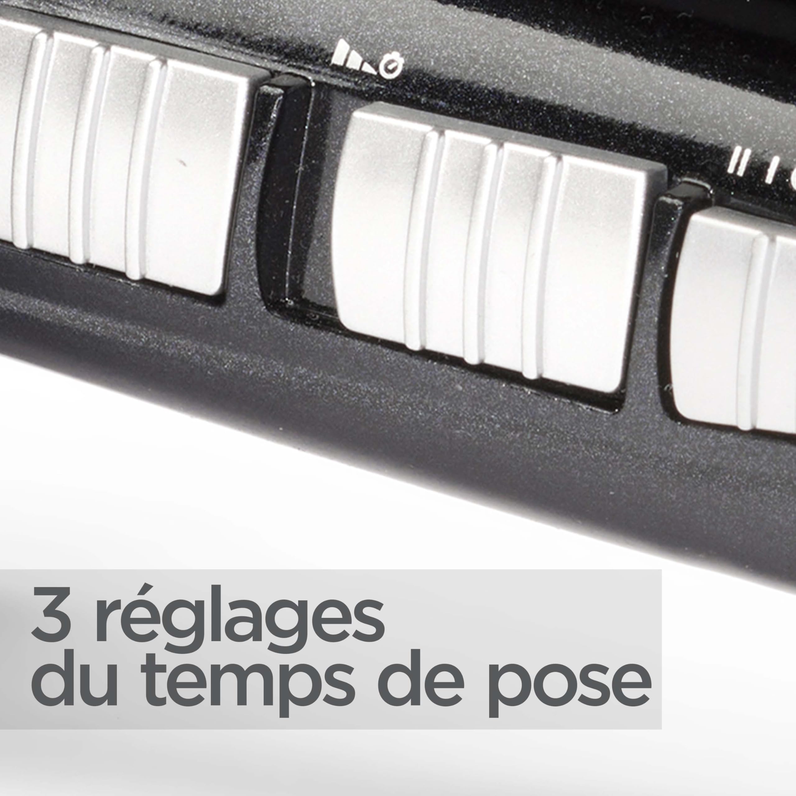 Curl Secret BaByliss - Boucleur automatique Ionic 2, 2 têtes interchangeables, Température de 190 à 230°C, Noir, 25-35mm, C1300E