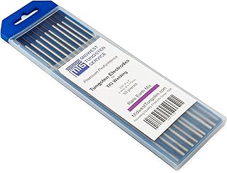 TIG Welding Tungsten Electrodes Rare Earth Blend (Purple, EWG) 10-Pack (3/32")