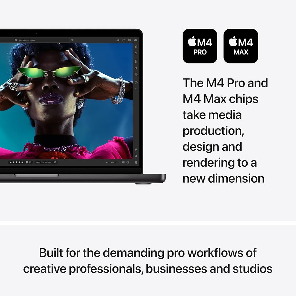 Apple 2024 MacBook Pro-laptop met M4 Pro chip, met 12-core