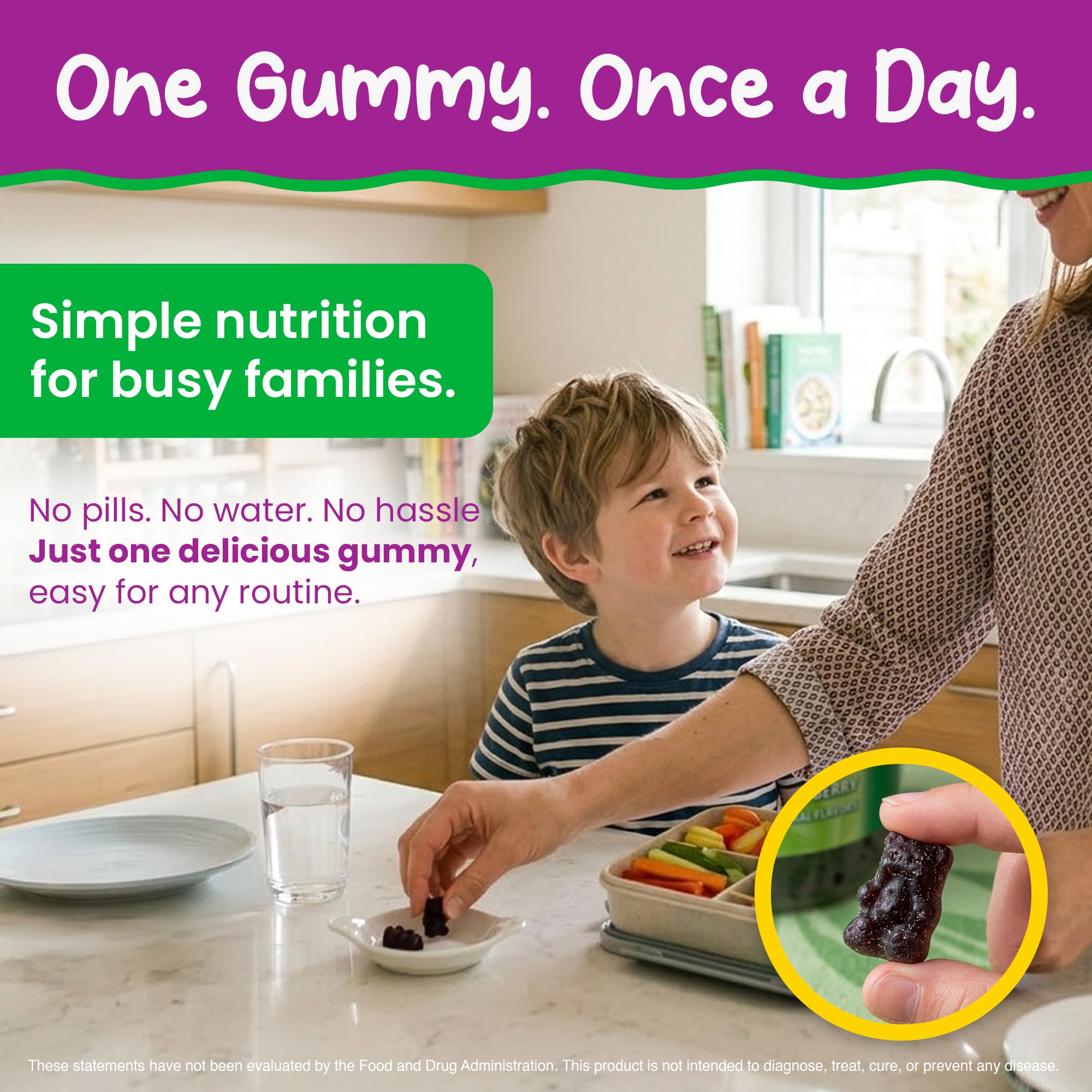 KIDS SMART Picky Eaters Multivitamin + Veggies Gummies, Daily Wellbeing — Amazon image 4