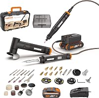 WORX MakerX WX991 18V Multifunkciós Szerszám Szett Sarokcsiszoló Forrasztópisztoly 3in1 PowerShare 1