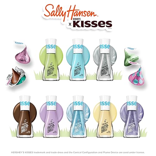 Miniatura 5 de Sally Hansen Insta-Dri x Hershey's Kisses - Sun & Air & Kisses, 0.3 onzas