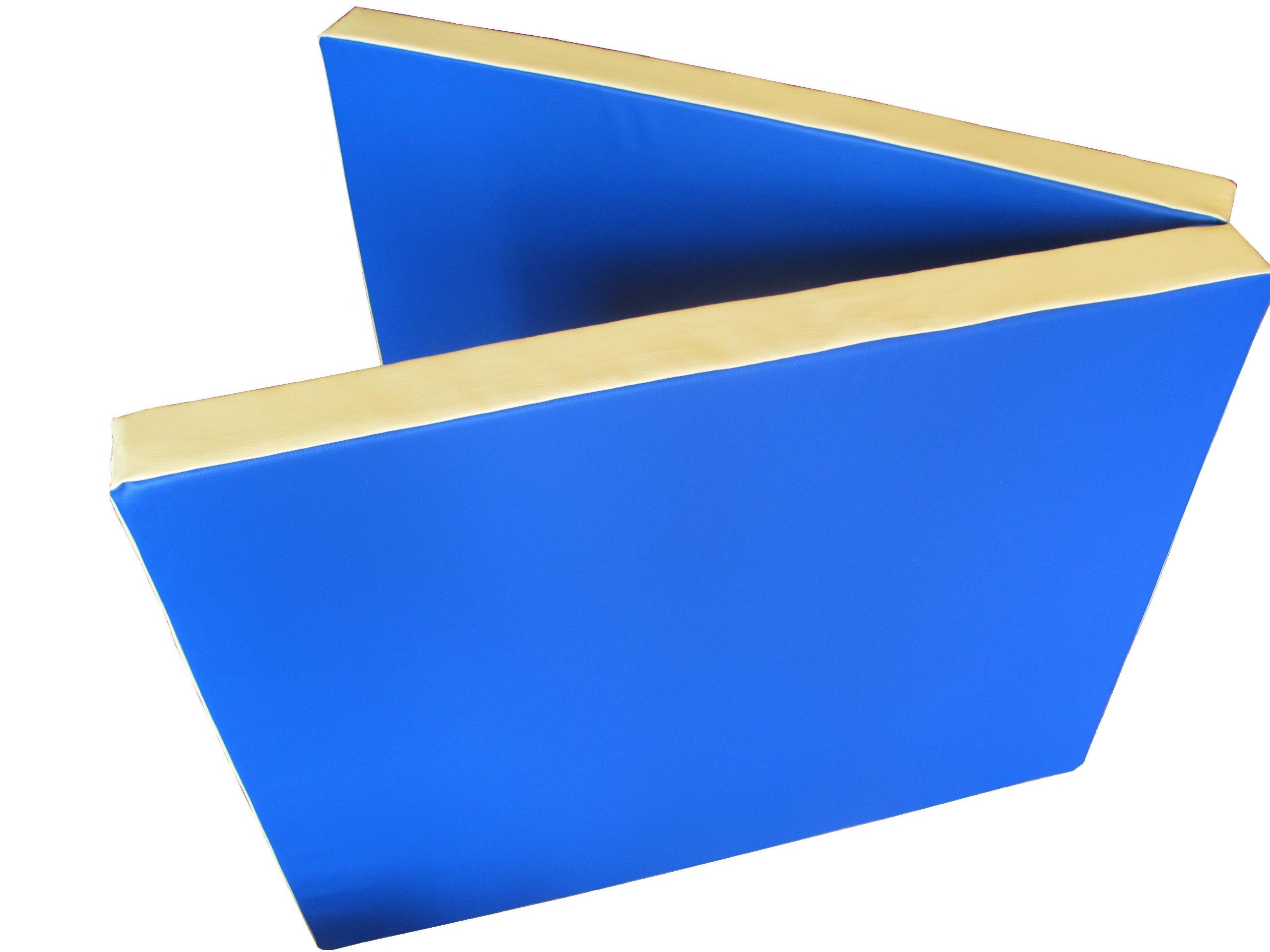 ISE 240 * 120cm Tragbar Weichbodenmatte 4-Fach Faltbare Fitnessmatte Und Turnmatte