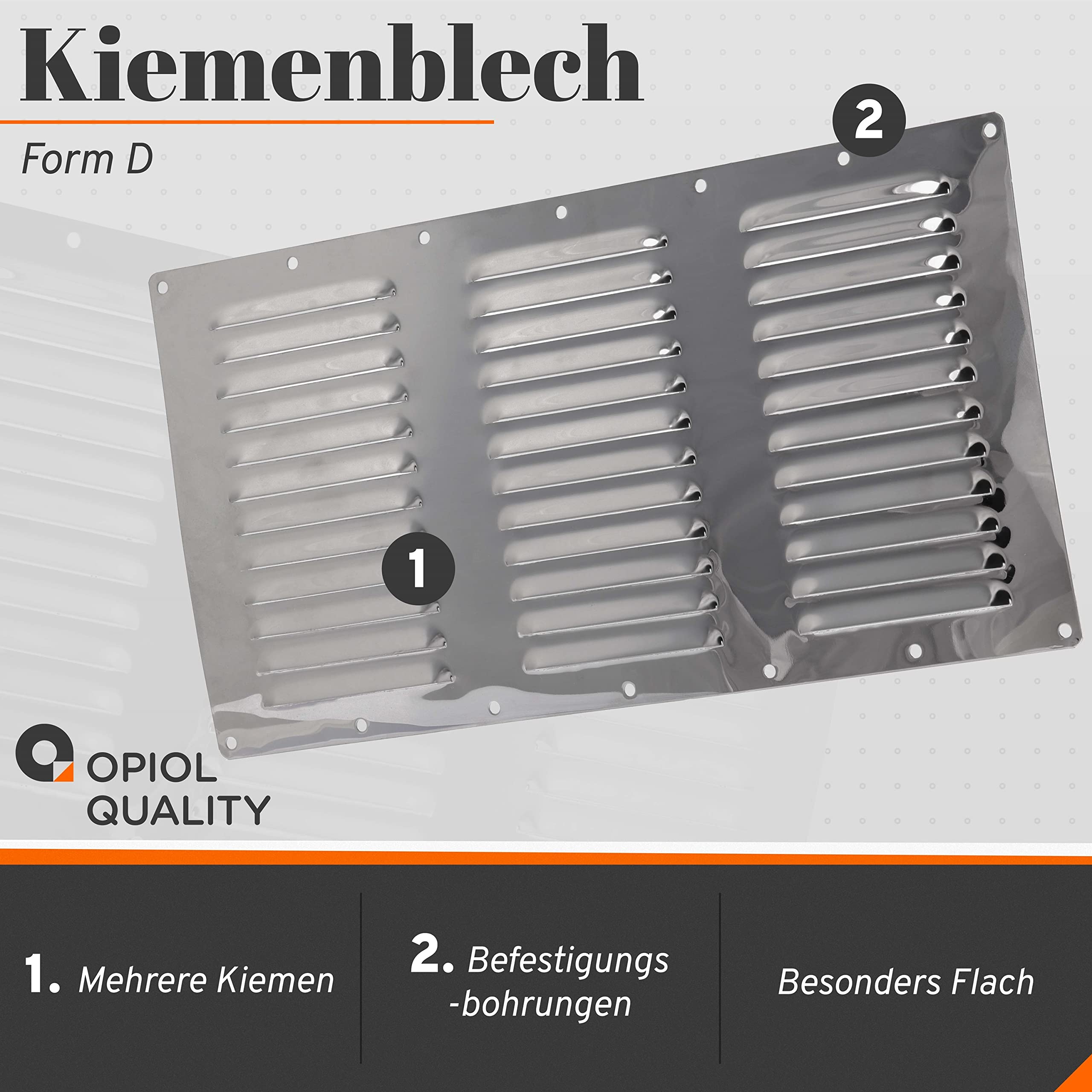Kiemenblech TYP D 358x184 mm (10 Stück) aus rostfreiem Edelstahl A2 Lüftungsgitter Lüfter Kiemenlüfter Metall lüftungsgitter Lüftungsrosette Edelstahl Verschließbar Lüftungsblech Rund