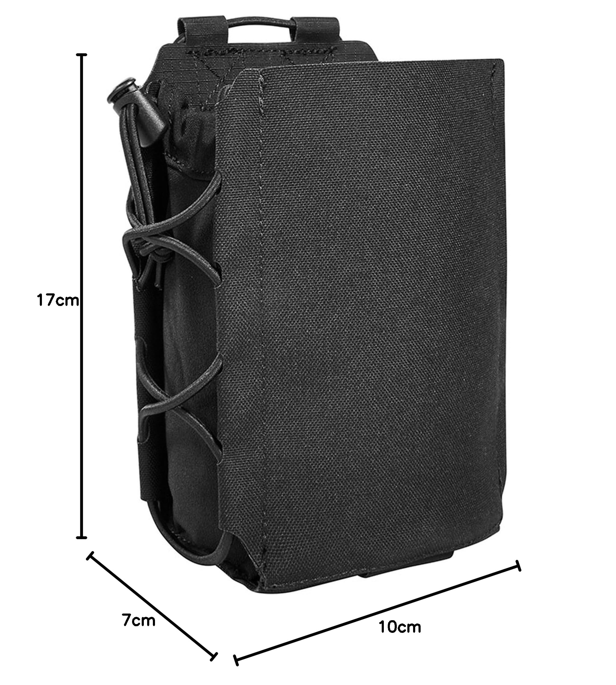 Tasmanian Tiger TT Multipurpose Side Pouch Modulare Rucksack-Zusatztasche, Seitentasche, Flaschentasche mit Molle-System, Stativ-Tasche
