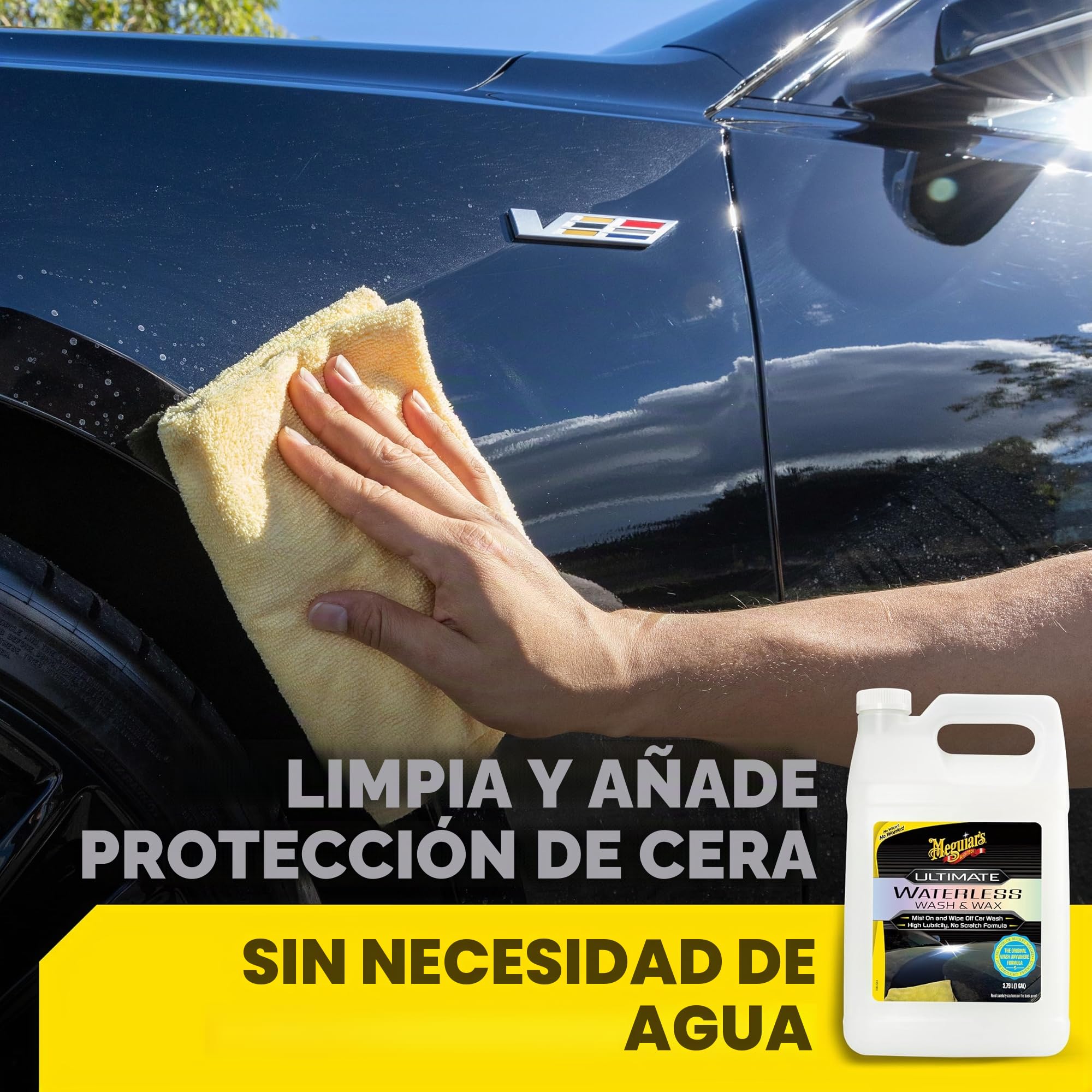 Meguiar's Ultimate Waterless Wash & Wax, 1 galón (G3601FFP)