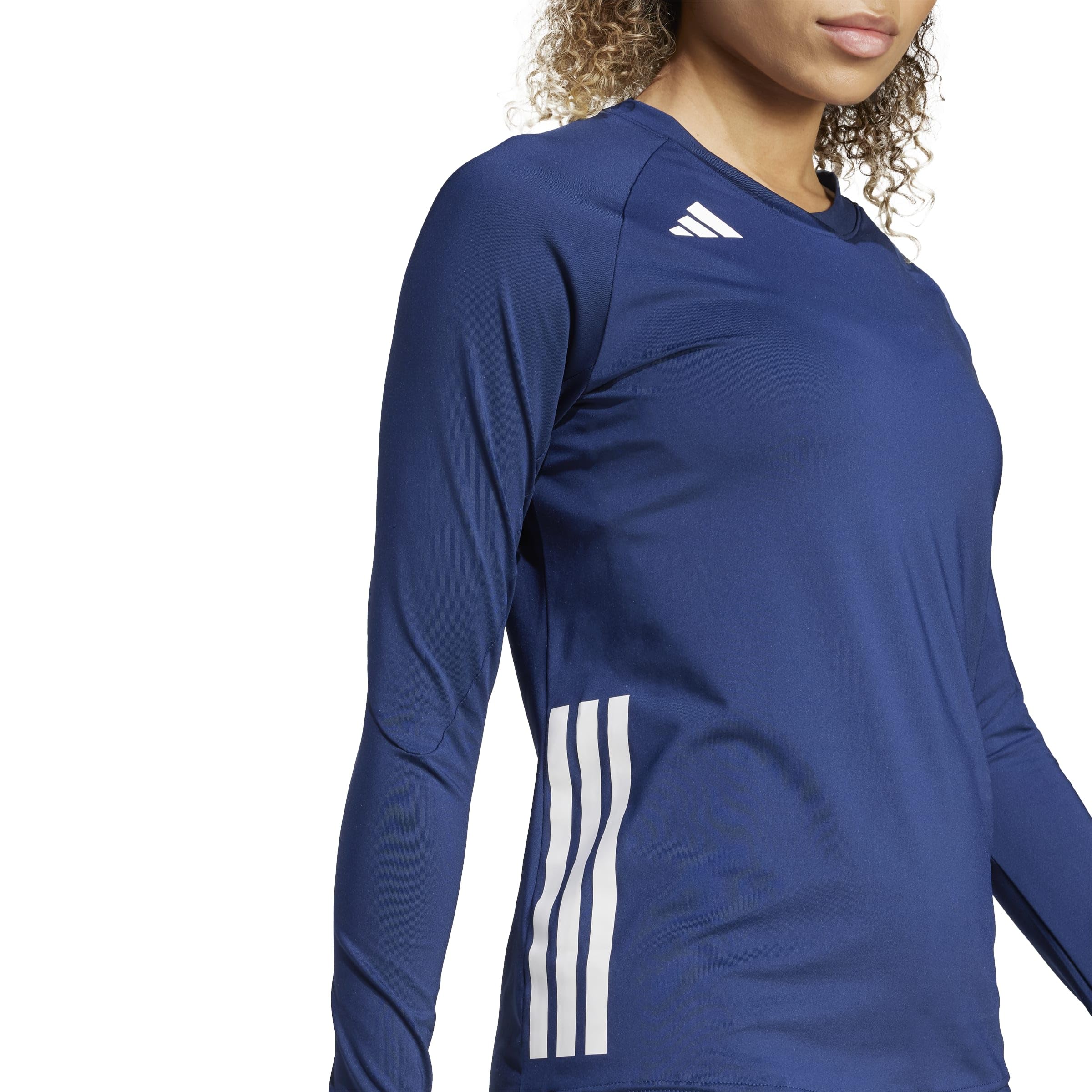 adidas Kobiety Volleyball Hilo Long Sleeve Jersey Shirt, team navy blue 2, XS