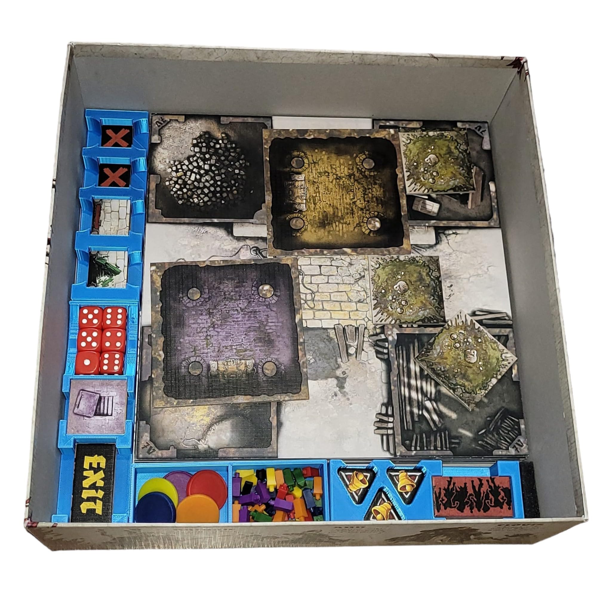 Générique Black Plague Zombicide Organizer Storage Insert (Blue) - Image 2