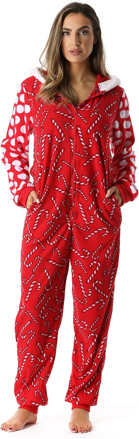 #followme Adult Christmas Onesie for Women Jumpsuit One-Piece Pajamas - Image 3