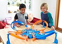 Vista 2 de Hot Wheels Set de pista Criss Cross Crash [Exclusivo de Yaxa]