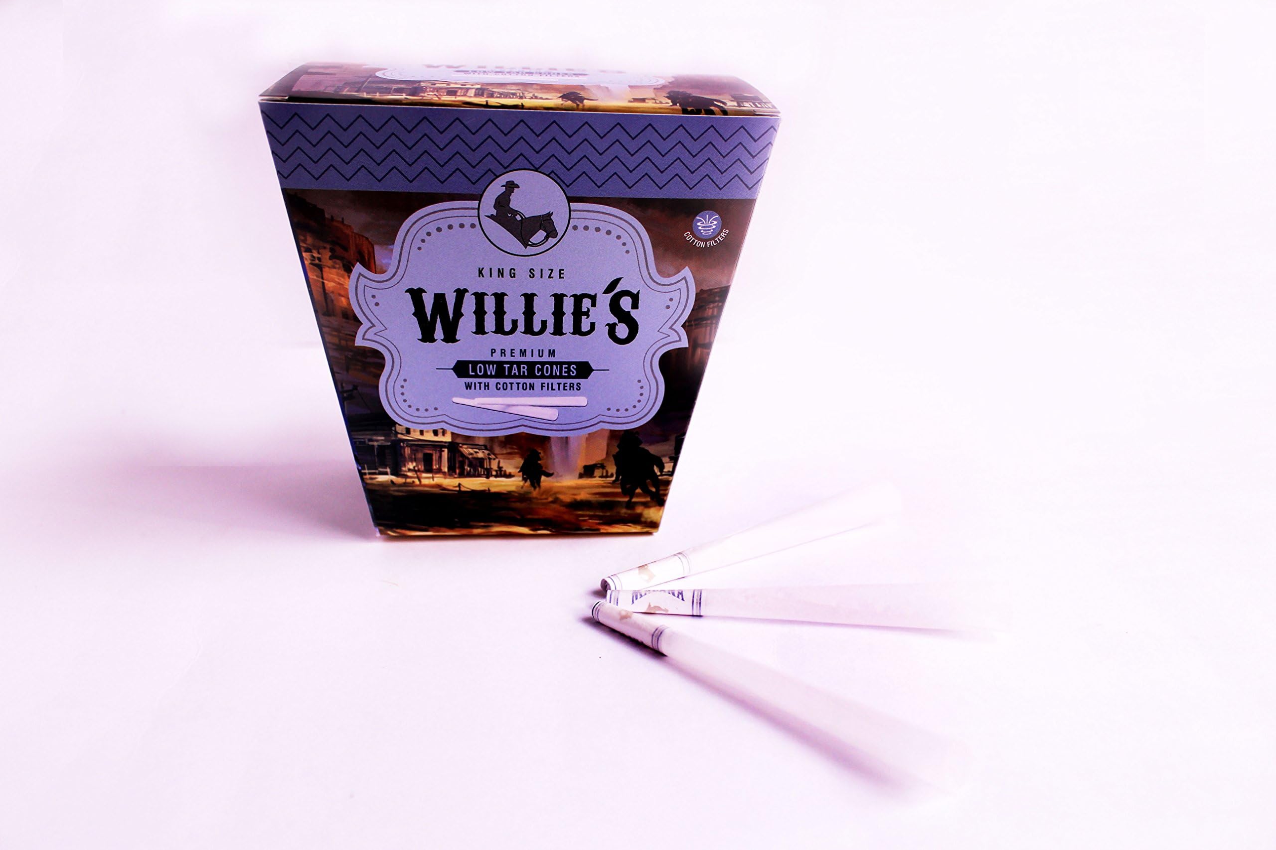 Club Malana Willie's Paper Low Tar Cone with Cotton Filter