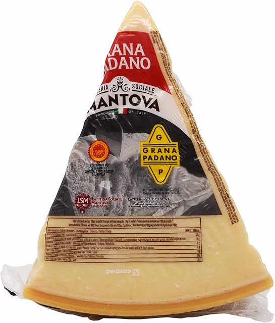 Grana Padano Pdo Cheese Wedge - 1X1Kg