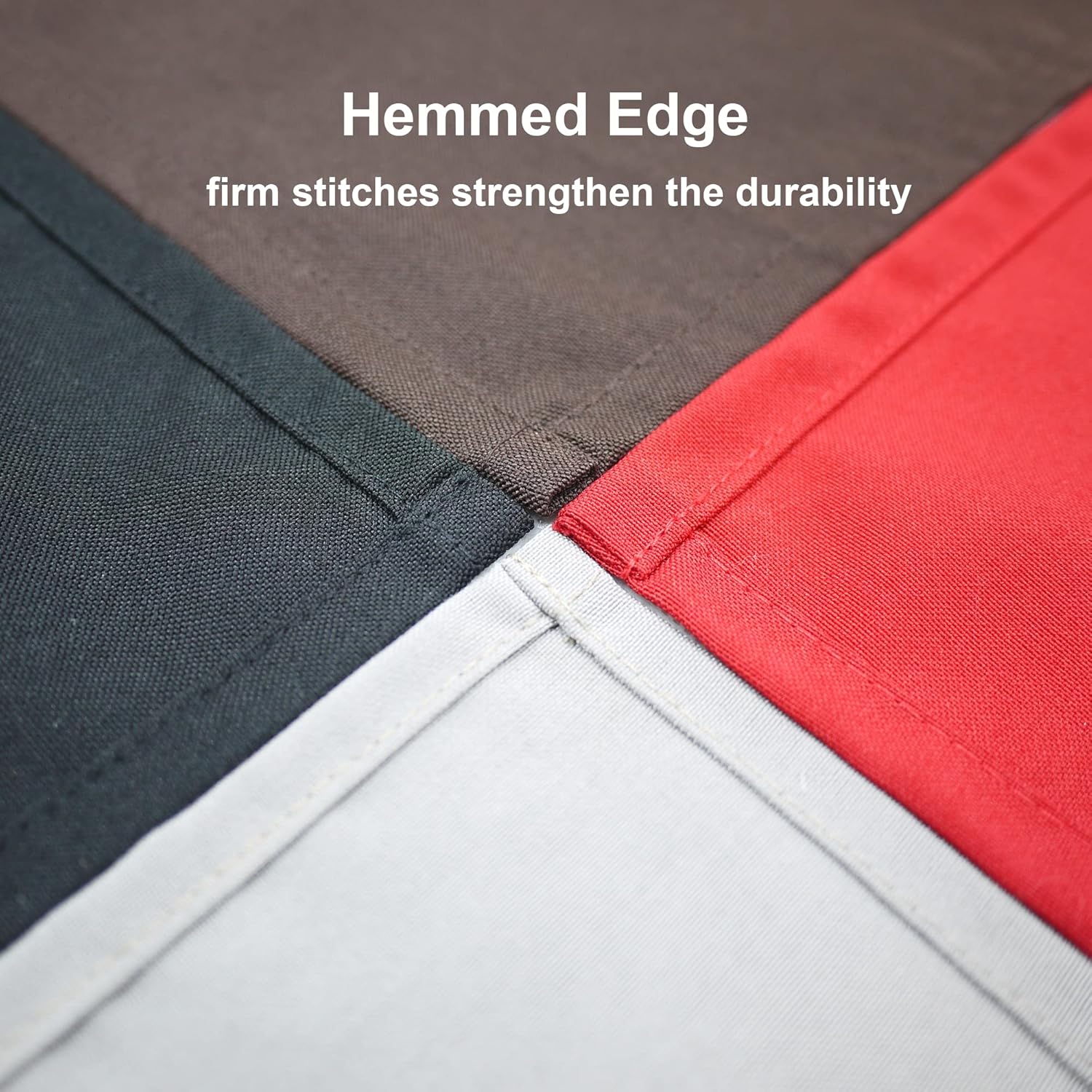 Weavric Cloth Dinner Napkin Bulk, Set of 12, 20 X 20 Inches Washable Wrinkle-Resistant Reusable Sandalwood Linen Table Napkins with Hemmed Edge for Wedding, Easter Party, Hotel, Restaurant : Home & Kitchen