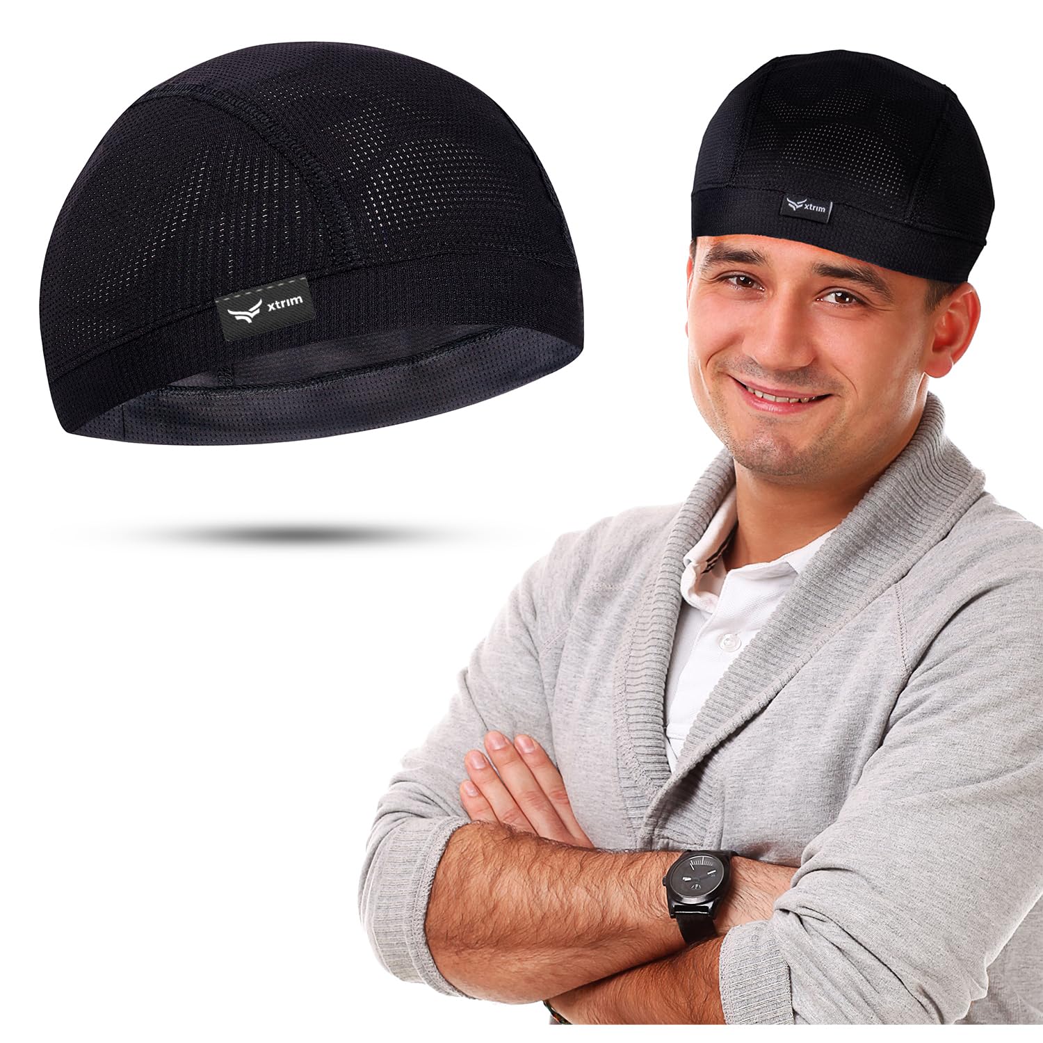 Unisex-Adult Skull Cap Skull Cap (pack of 1)