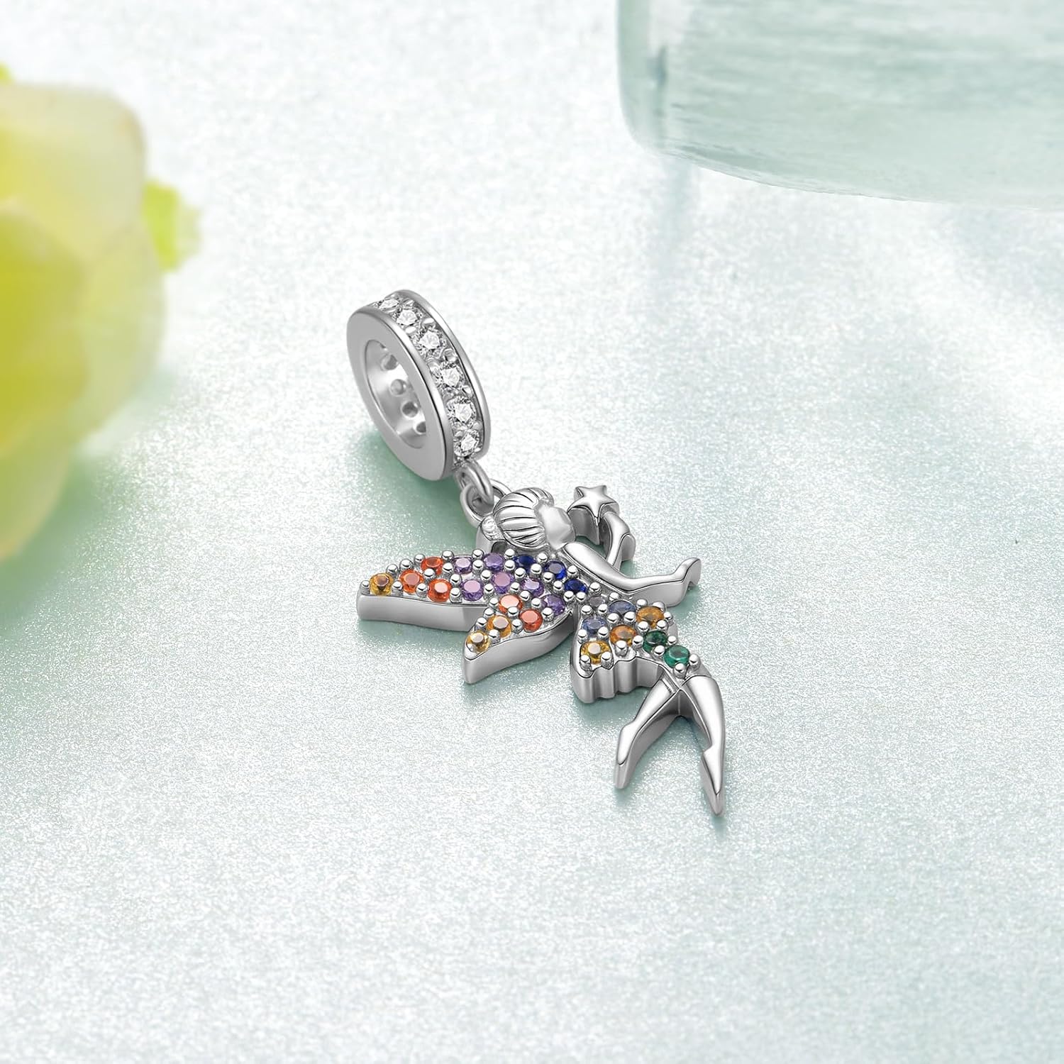Fairy Charm for Bracelet 925 Sterling Silver Fairy Gifts Princess Jewelry for Women Mom - Image 3