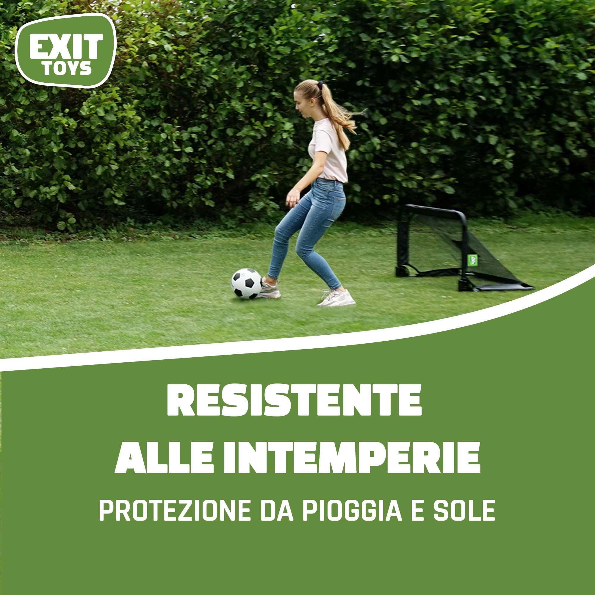 EXIT TOYS 41.00.20.00 - Porta da Calcio, Colore: Nero