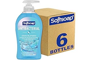 Softsoap Advanced Clean Liquid Hand Soap, Cool Splash Scent, 11.25 Ounce (Pack of 6)