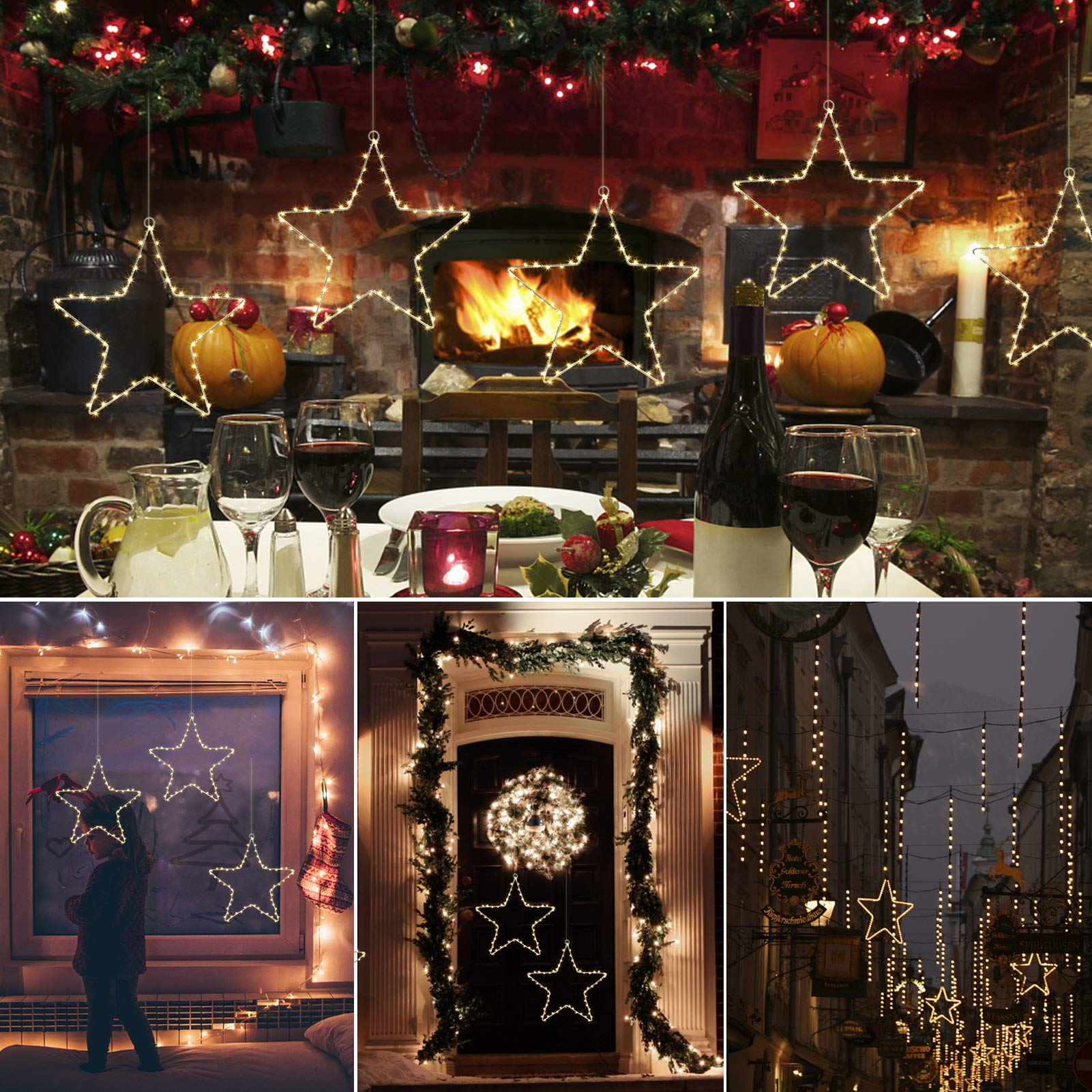 Guirlandes Lumineuses De Noël, Rideaux D'Ornement, Guirlandes Lumineuses Led, Élan, Festival De Fete De Mariage De 3 5 M Colore 89306689