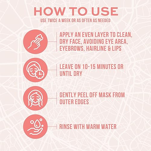 Miniatura 5 de Freeman Mascarilla facial de mezclas exóticas paquete variado arcilla limpiadora de poros y carbón para pelar gelatina de aloe hidratante máscaras