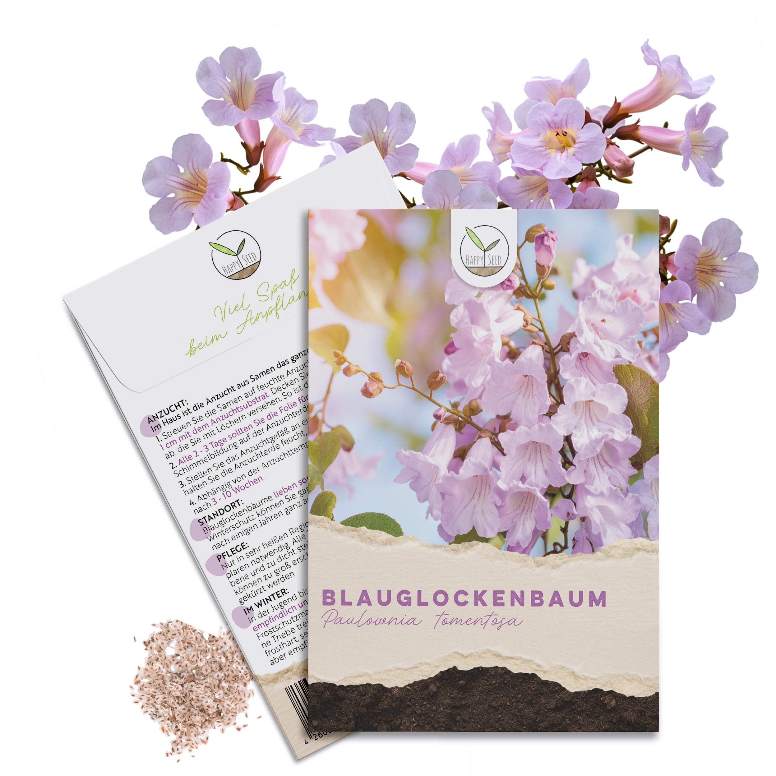HappySeed Kiribaum Samen Kiribaum Samen Paulownia tomentosa, 300 Korn