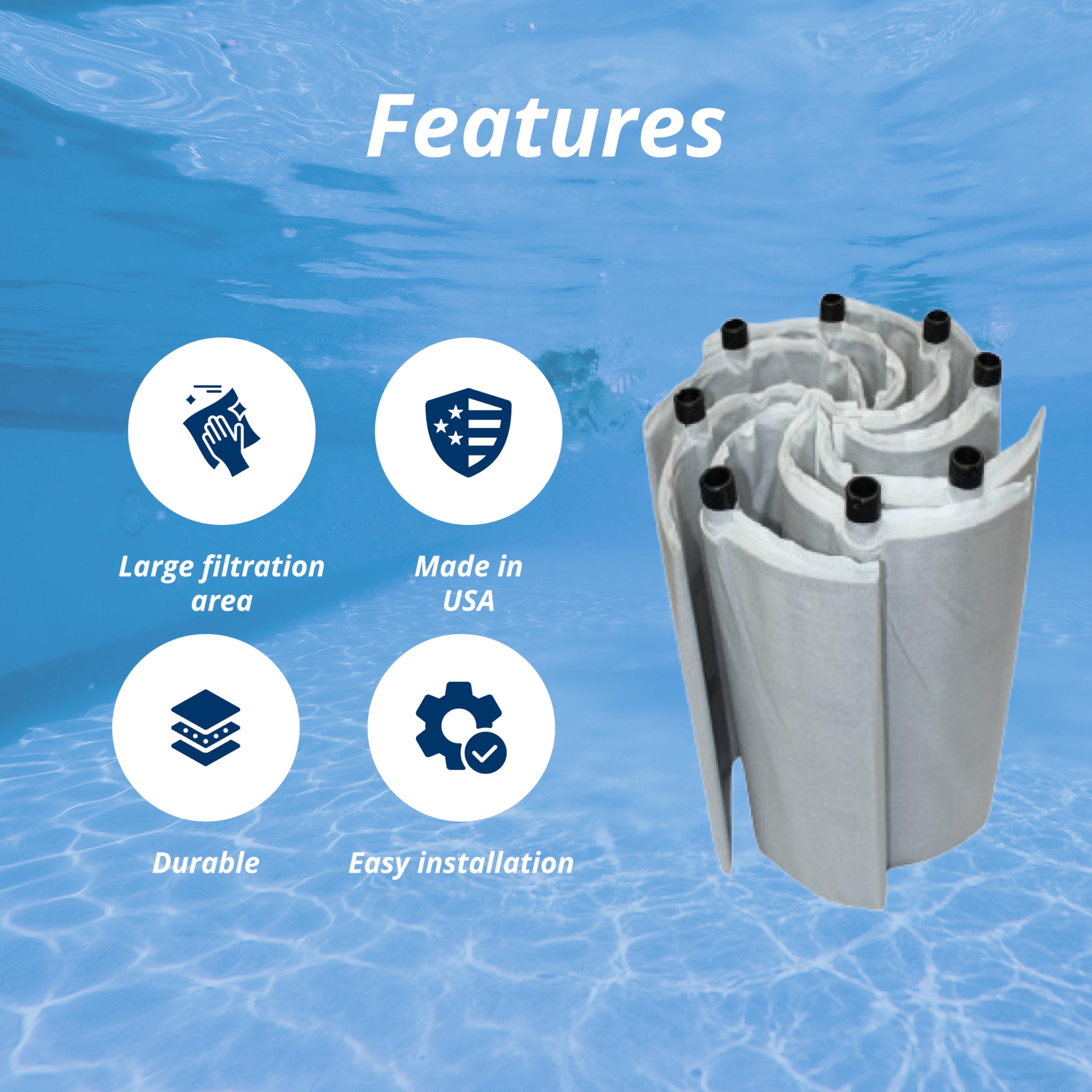 Amazon.com: Swimming Pool DE PUREX Filter Grid Replacement Set