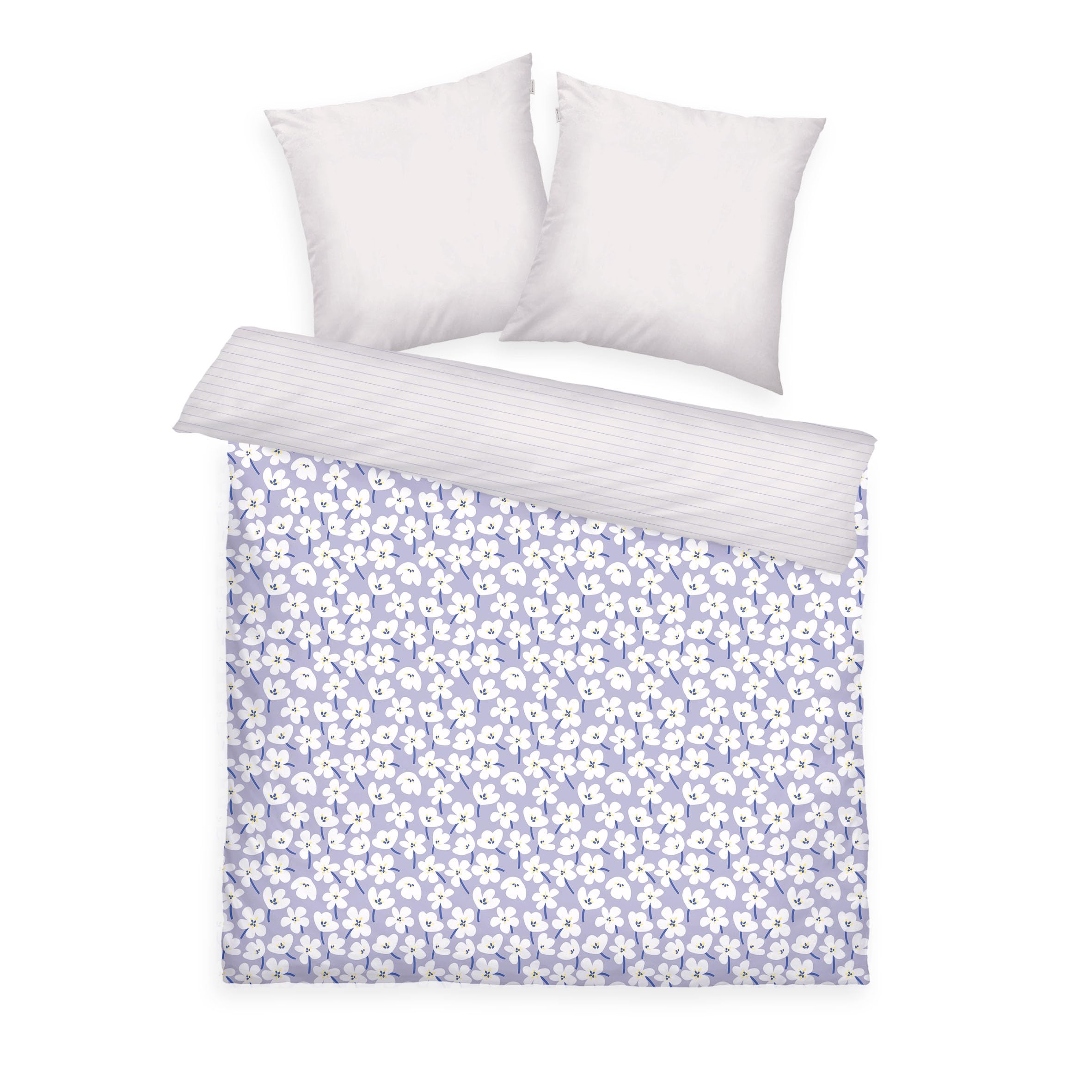 Linge de lit renforcé Tom Tailor par Herding 200x220 cm avec taies d'oreiller lilas