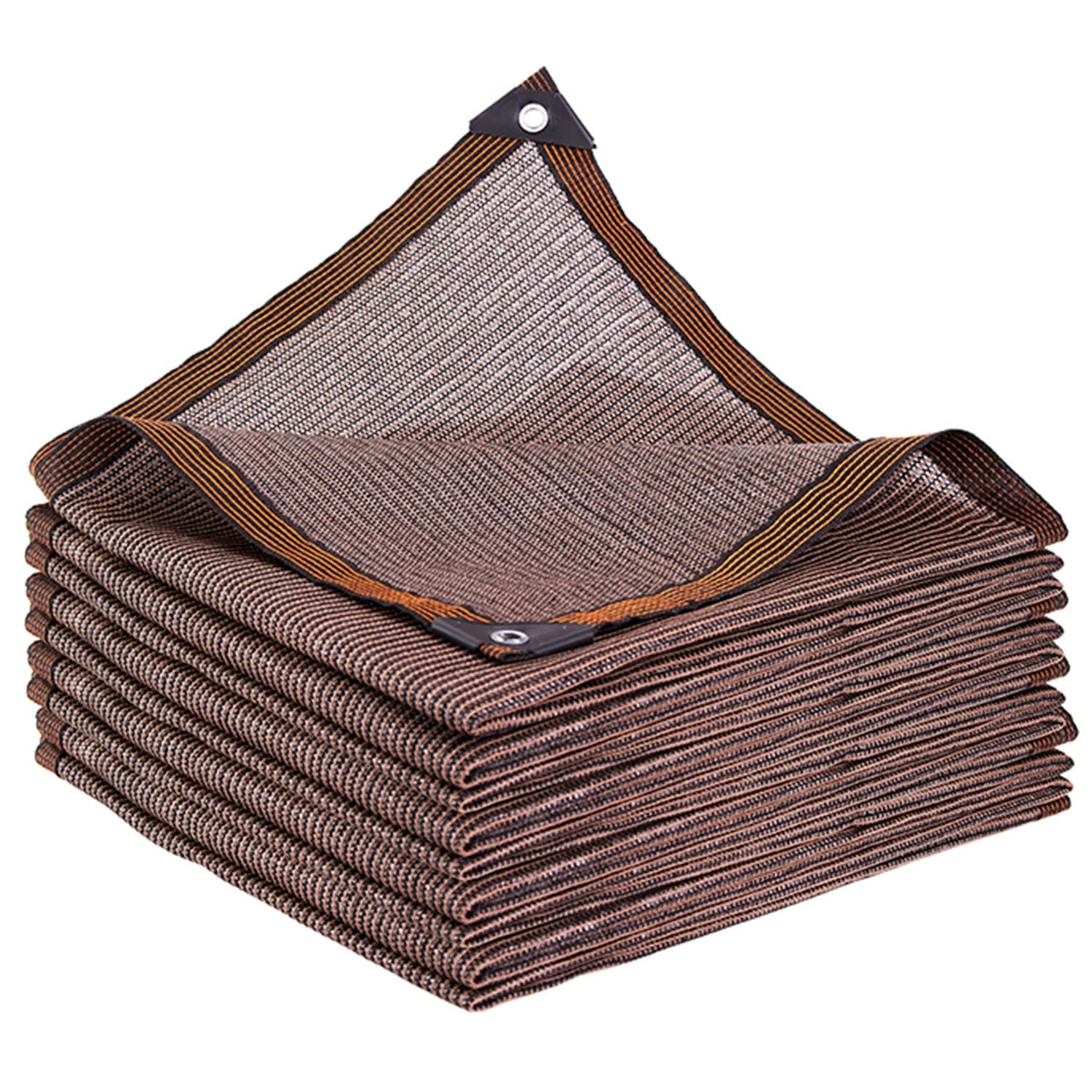 Toile d'ombrage marron pour terrasse et jardin ombragé