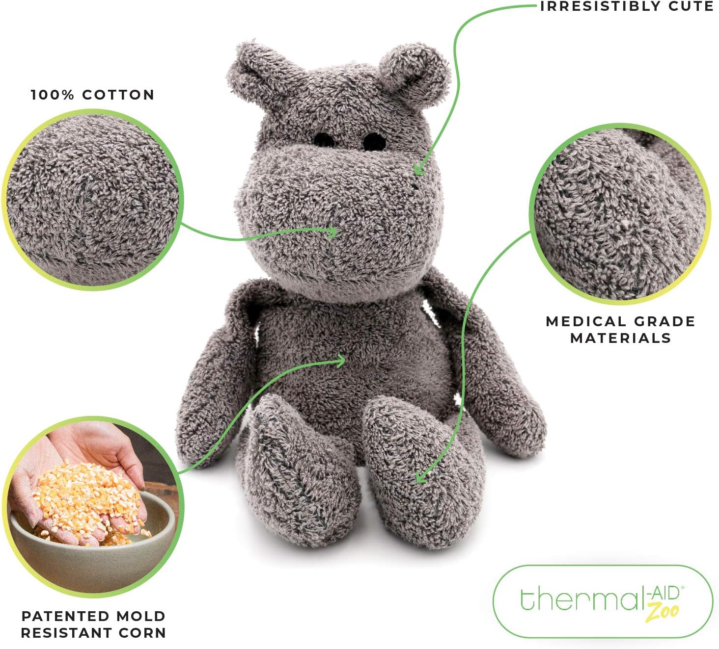 Hоlіdау Dеаlѕ 🛒 Thermal-Aid Zoo — Mini Happy The Hippo — Kids Hot and Cold Pain Relief Boo Boo Tool — Heating Pad Microwavable Stuffed Animal and Cooling Pad — Easy Wash, Natural Sleep Aid Exсluѕіvе Dіѕсоunt 90% Prісе Thermal-Aid Zoo — Mini Happy The Hippo — Kids Hot and Cold Pain Relief Boo Boo Tool — Heating Pad Microwavable Stuffed Animal and Cooling Pad — Easy Wash, Natural Sleep Aid