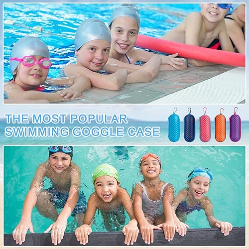 Miniatura 3 de jetmast Swim Goggle Case For Swimming Goggles, Sunglasses, Zipper Eyeglasses Case