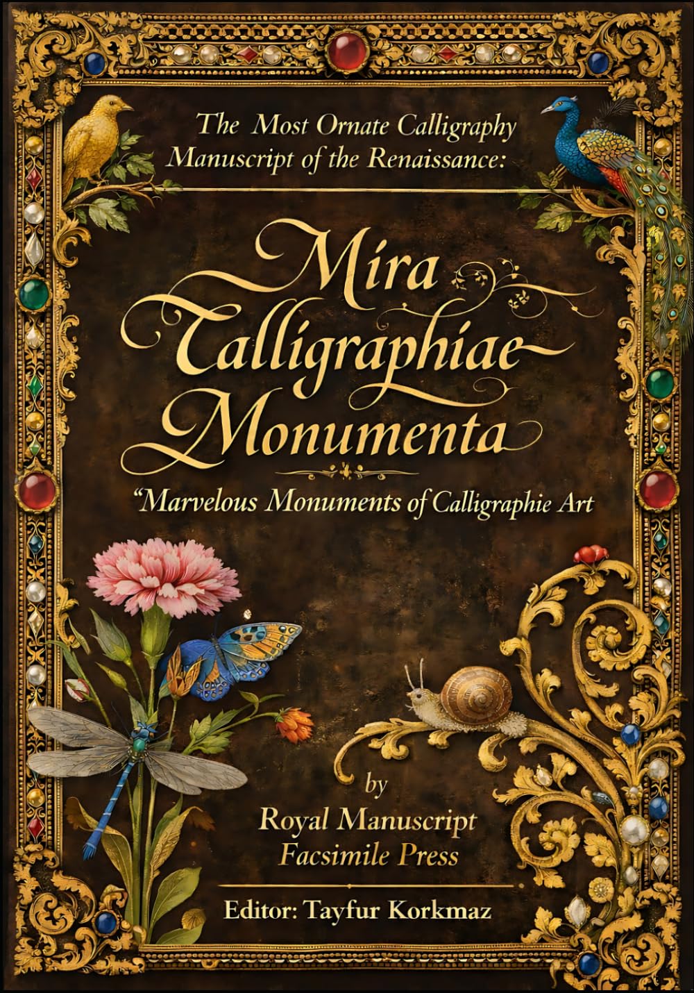 The Most Ornate Calligraphy Manuscript of the Renaissance: Mira Calligraphiae Monumenta: Marvelous Monuments of Calligraphic Art (The Codex Revival ... manuscripts based on museum originals)      Paperback – Large Print, December 23, 2025