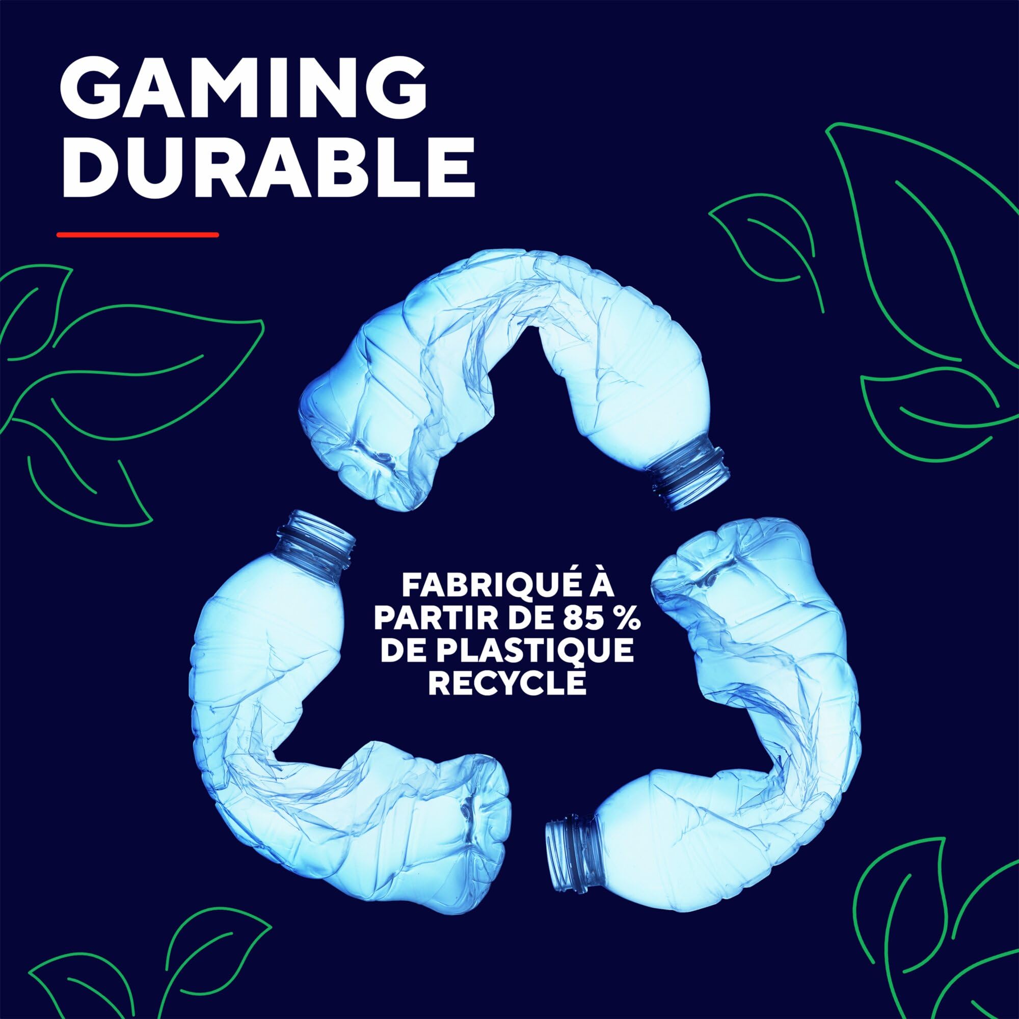 GXTrust Oxxie Écouteurs Bluetooth sans Fil PS5 Switch PC Mobile, Blanc | In Ear Casque Gaming Bluetooth en Récepteur USB-C Faible Latence, 25 Heures d'Autonomie, 4 Microphones Antibruit ENC