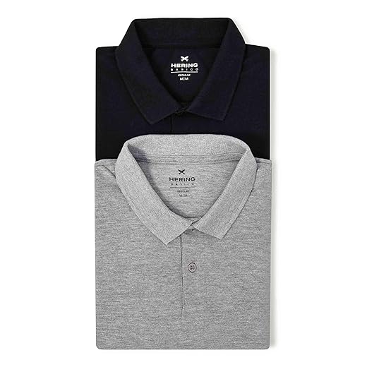 Kit Com 2 Camisas Polo Básicas Masculinas