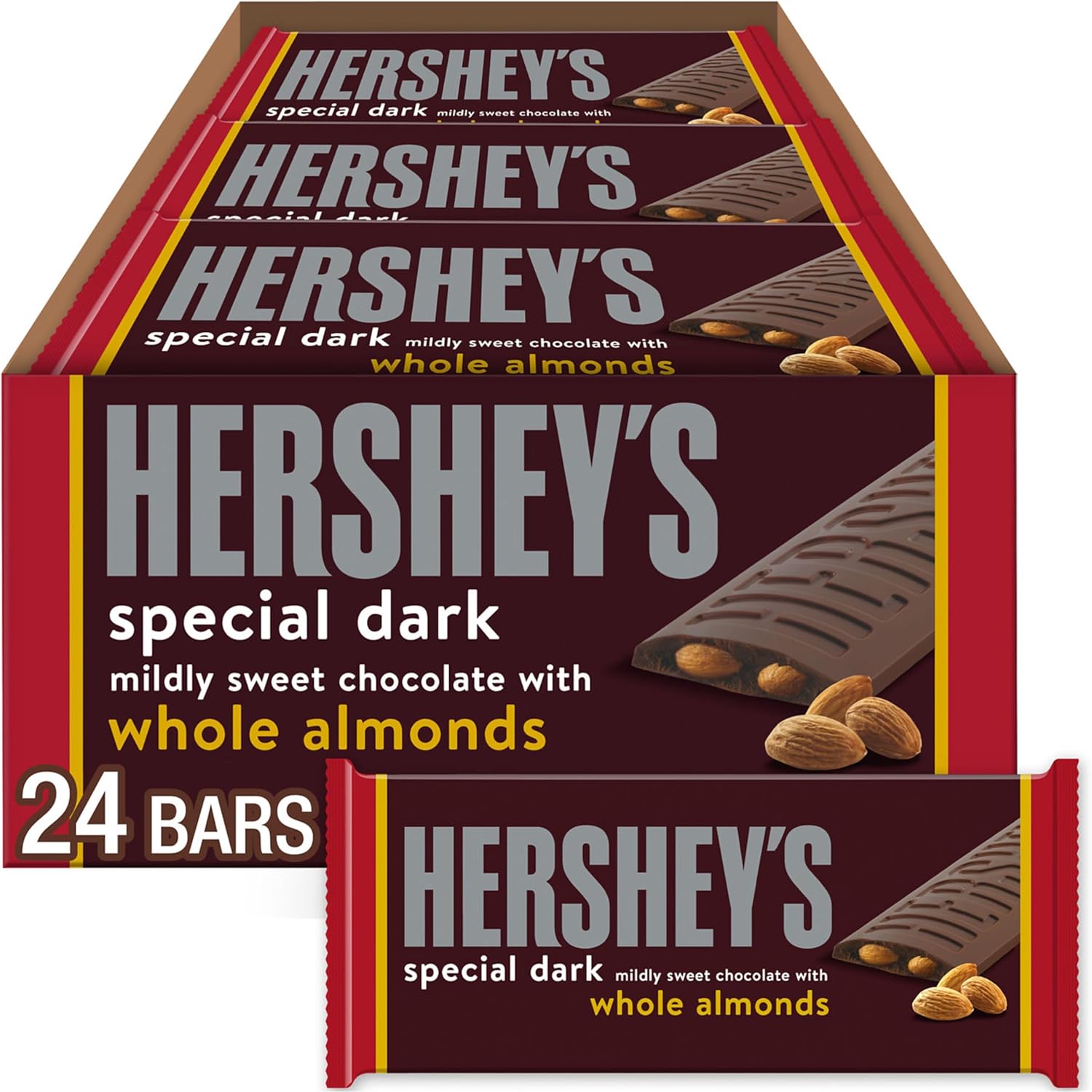 SPECIAL DARK Chocolate with Whole Almonds Candy Bars