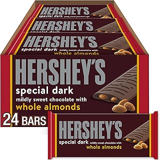 SPECIAL DARK Chocolate with Whole Almonds Candy Bars, 1.45 oz (24 Count)