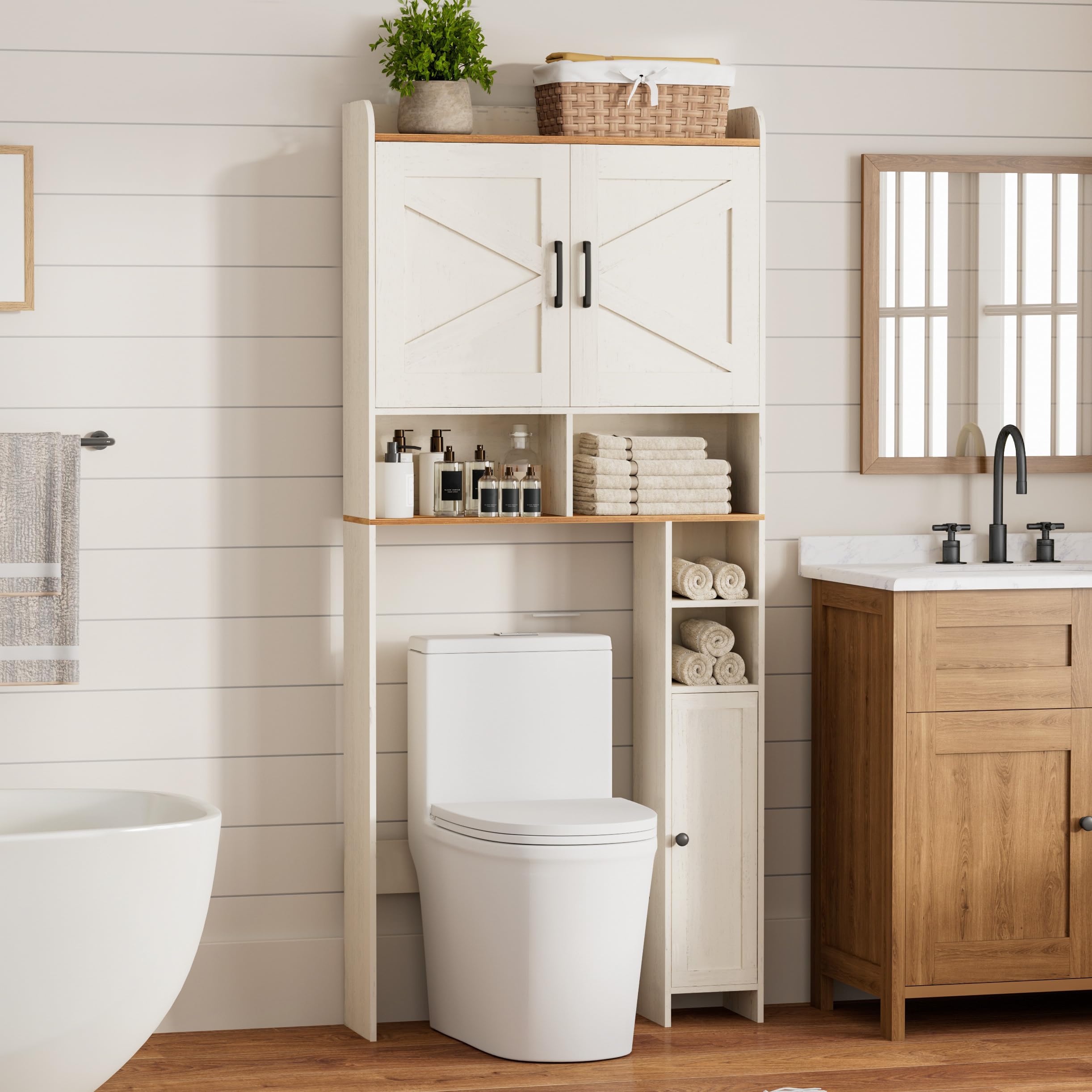 Homhedy Over The Toilet Storage Cabinet - bathroom furniture | Mubboo
