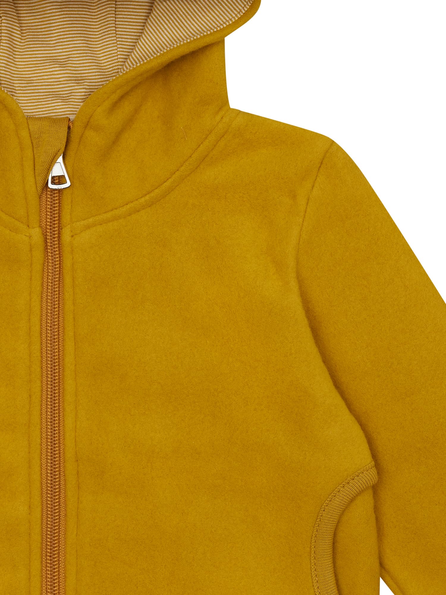 loud + proud Unisex Kinder Baumwoll-Fleece, GOTS Zertifiziert Fleecejacke