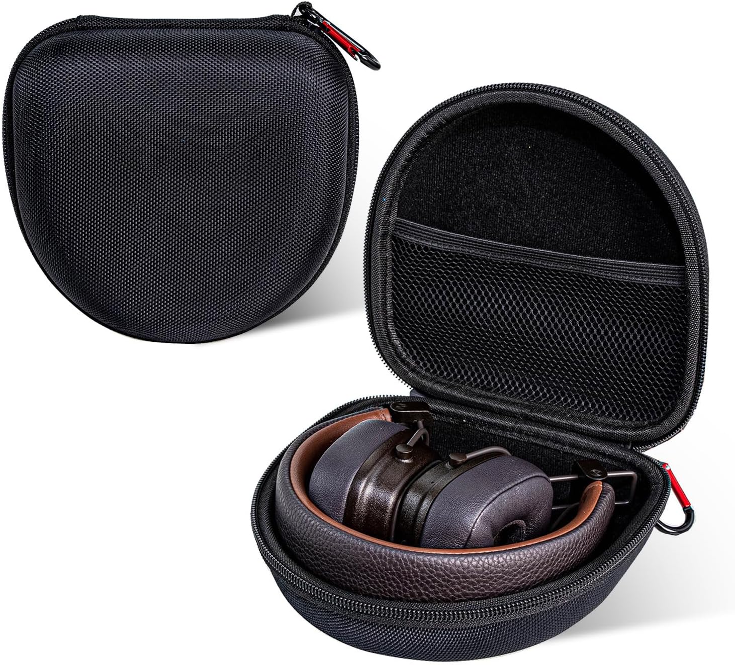 On Ear Bluetooth Headphones Case Storage Carrying Bag Compatible with Marshall Major V/IV/III/II/ 5/4/ 3/2 (Black)