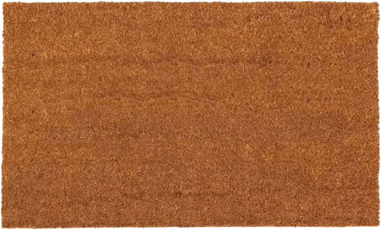 Onlymat Solid Door Mat (Beige, Coir, 60 x 40cm)