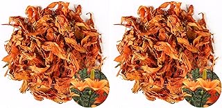 TooGet Fragrant Natural Lily Flowers Organic Dried Lilium Flowers Wholesale, Top Grade - 4 OZ (Pack of 2)