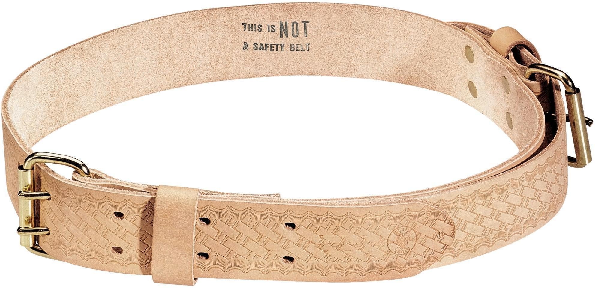 Klein ToolsKlein Tools 5420S Tool Belt, Heavy-Duty Rugged Leather Ironworker Belt, Small