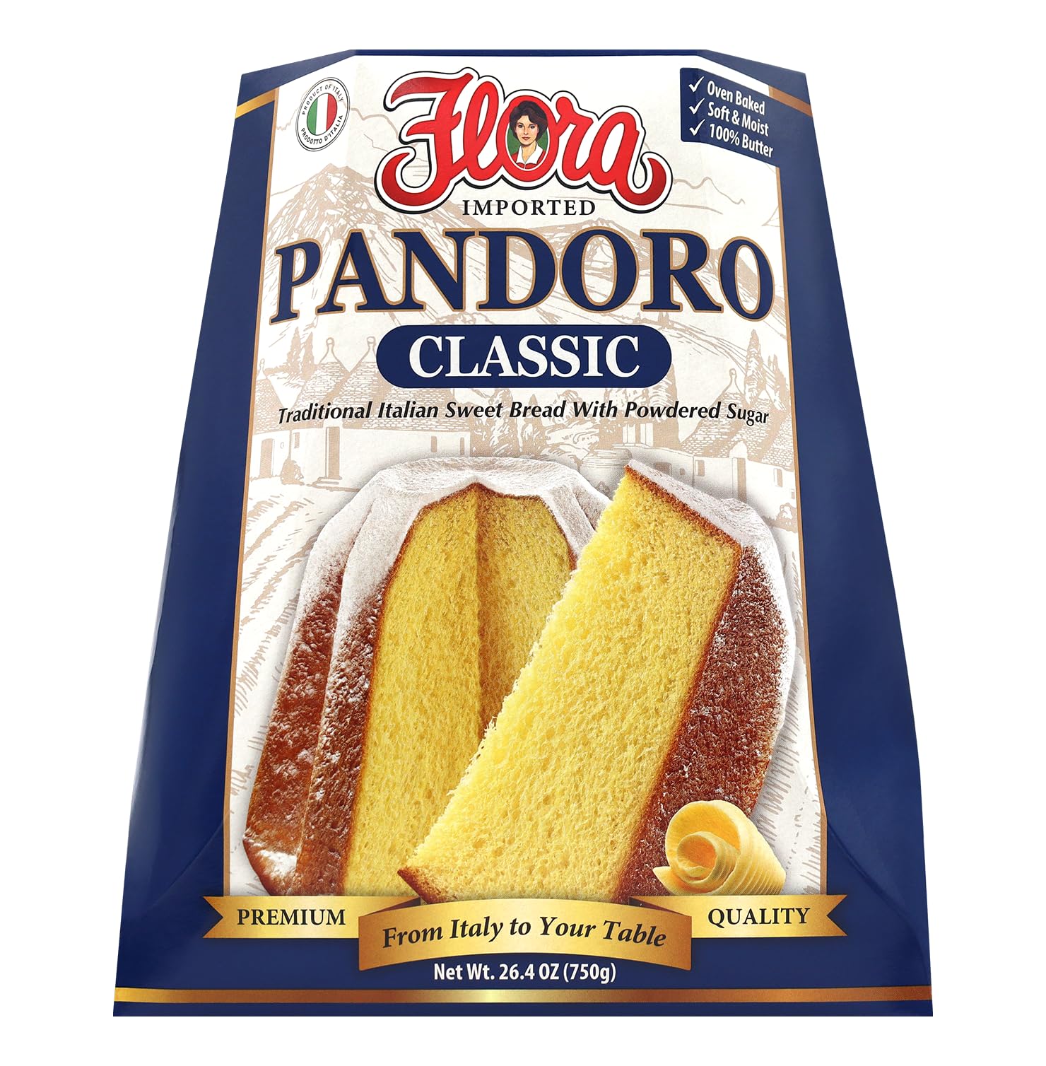 Pandoro (Panettone) by Flora Foods